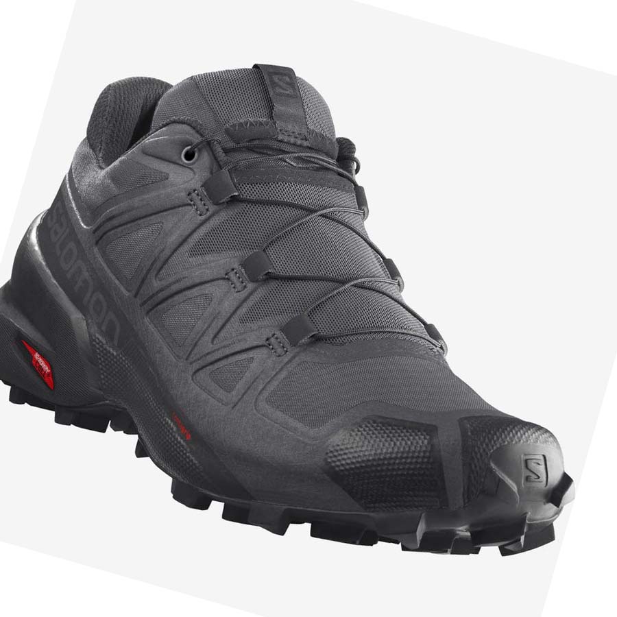 Tenis Para Trail Running Salomon SPEEDCROSS 5 Hombre Plateados | MX 3517DFM